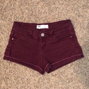 RSQ Maroon Jean shorts